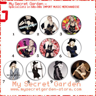 Madonna - Hard Candy Pinback Button Badge Set 1a or 1b( or Hair Ties / 4.4 cm Badge / Magnet / Keychain Set )
